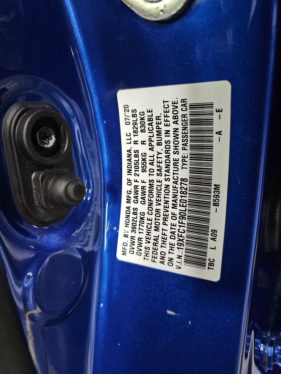 2020 Honda Civic Touring FWD