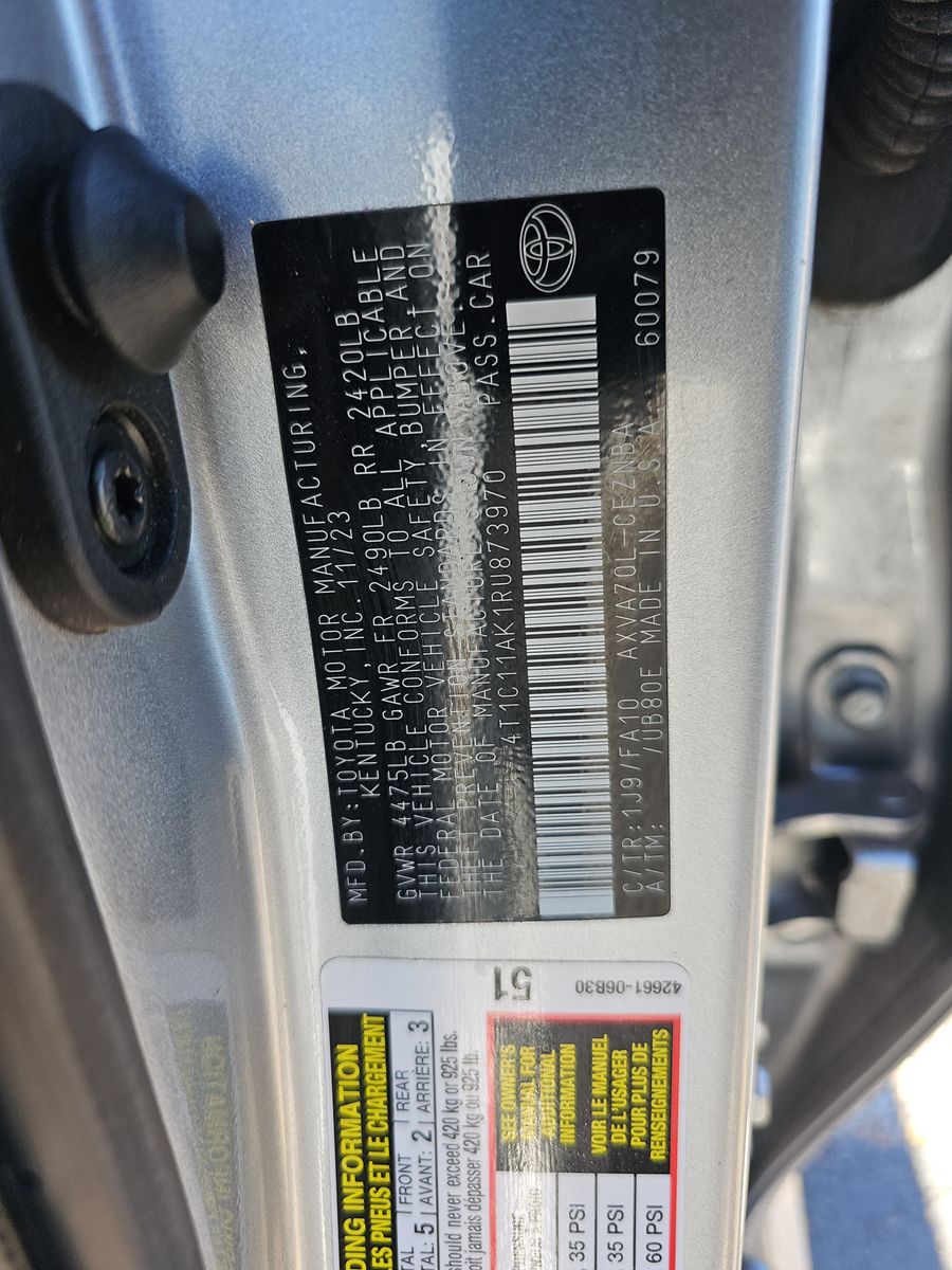 2024 Toyota Camry LE FWD