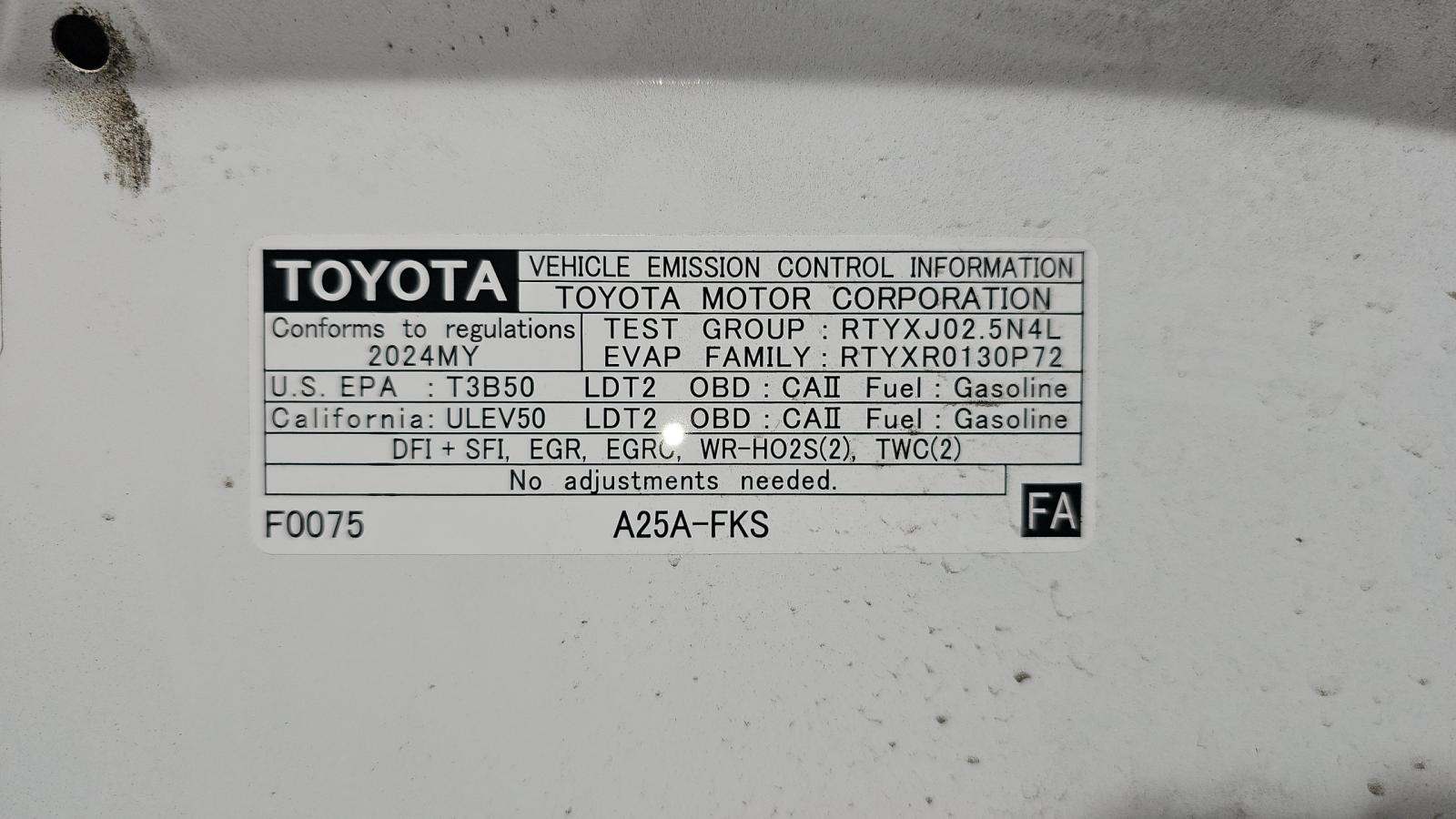 2024 Toyota RAV4 LE AWD