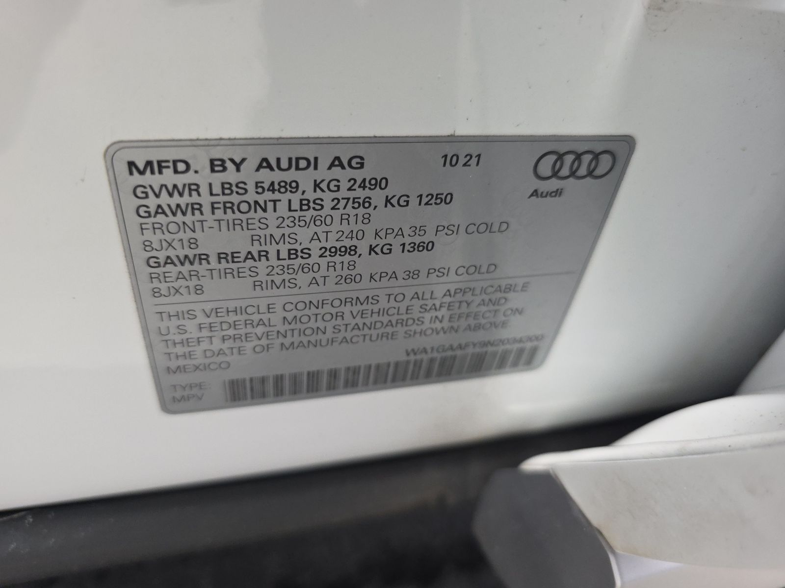 2022 Audi Q5 S line Premium AWD