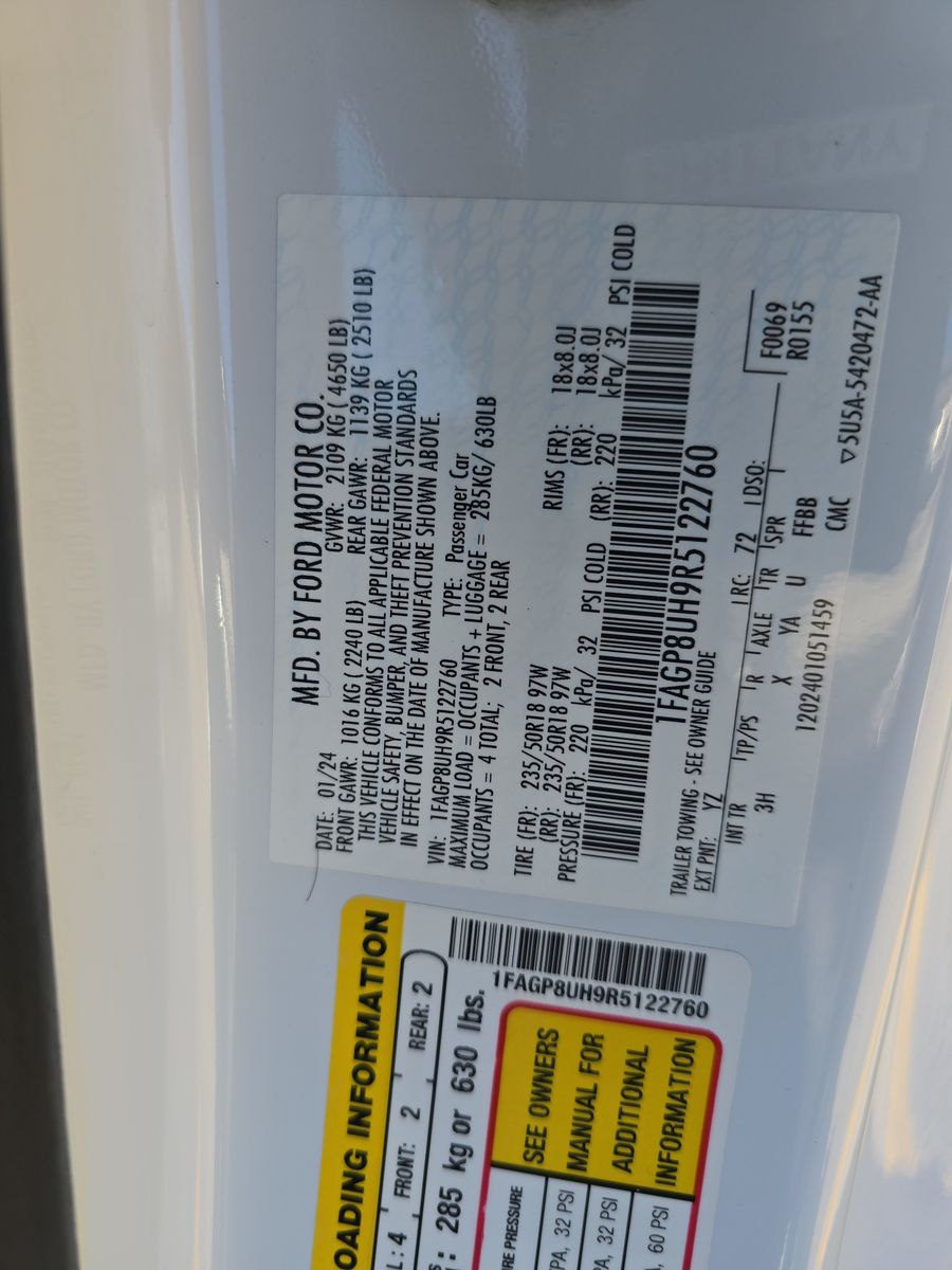 2024 Ford Mustang EcoBoost Premium RWD