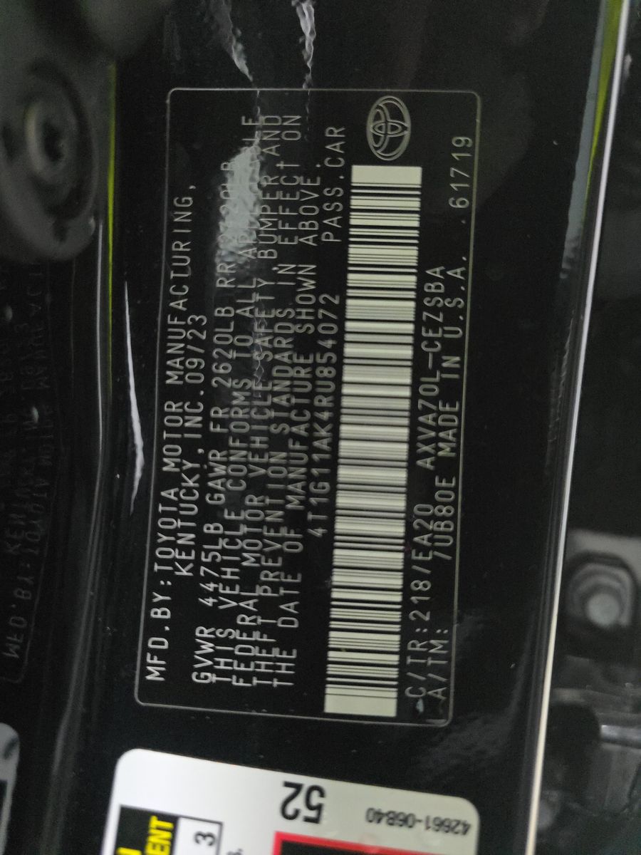 2024 Toyota Camry SE FWD