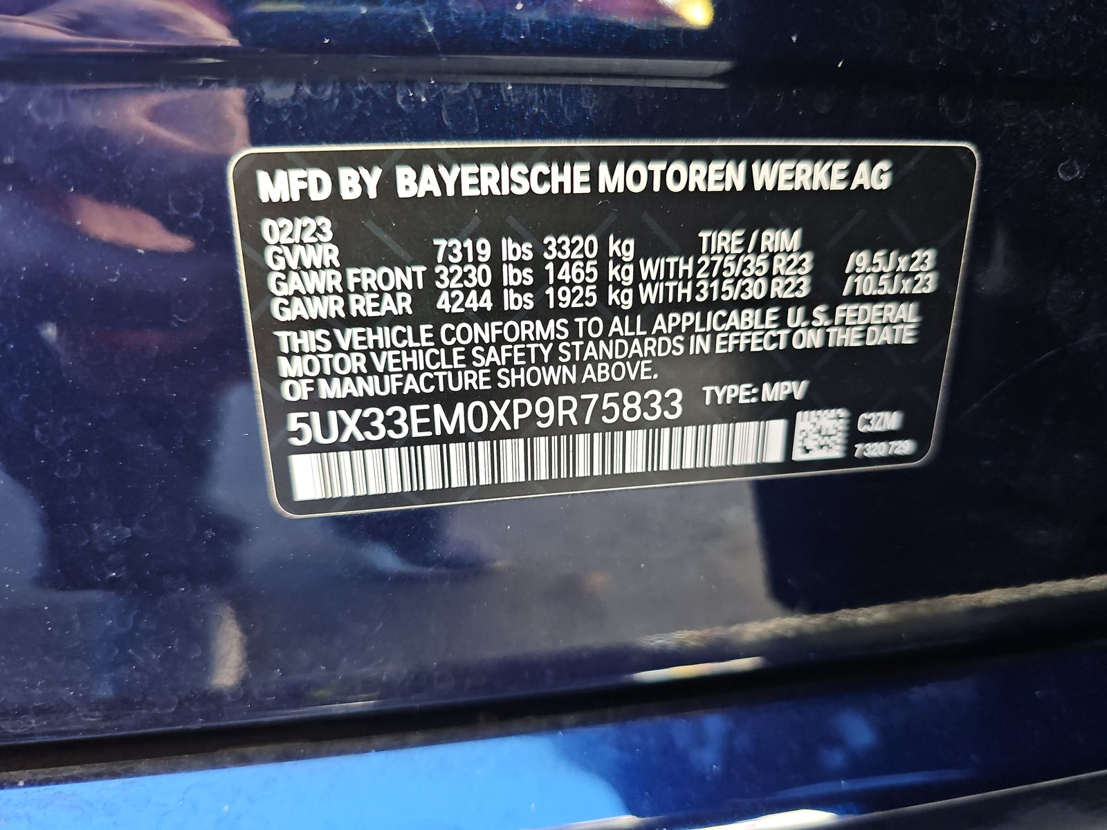 2023 BMW X7 M60i AWD
