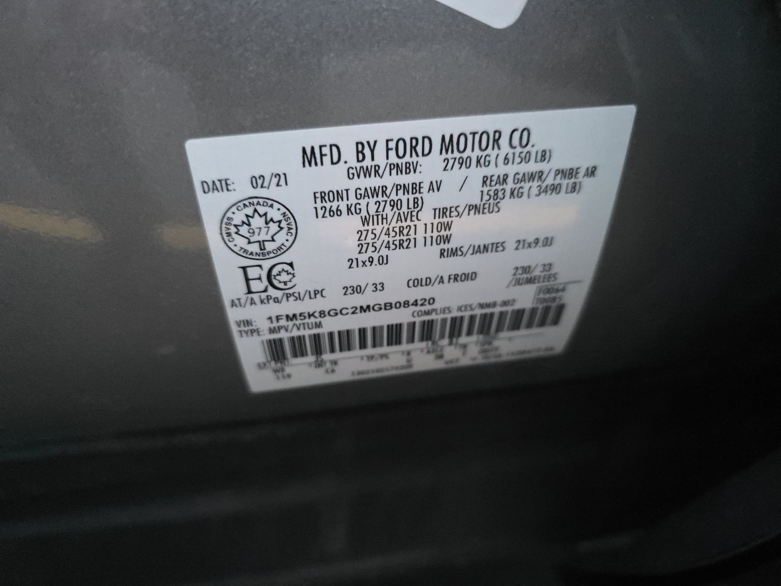 2021 Ford Explorer ST AWD