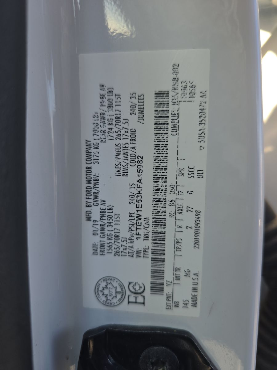 2019 Ford F-150 XLT AWD