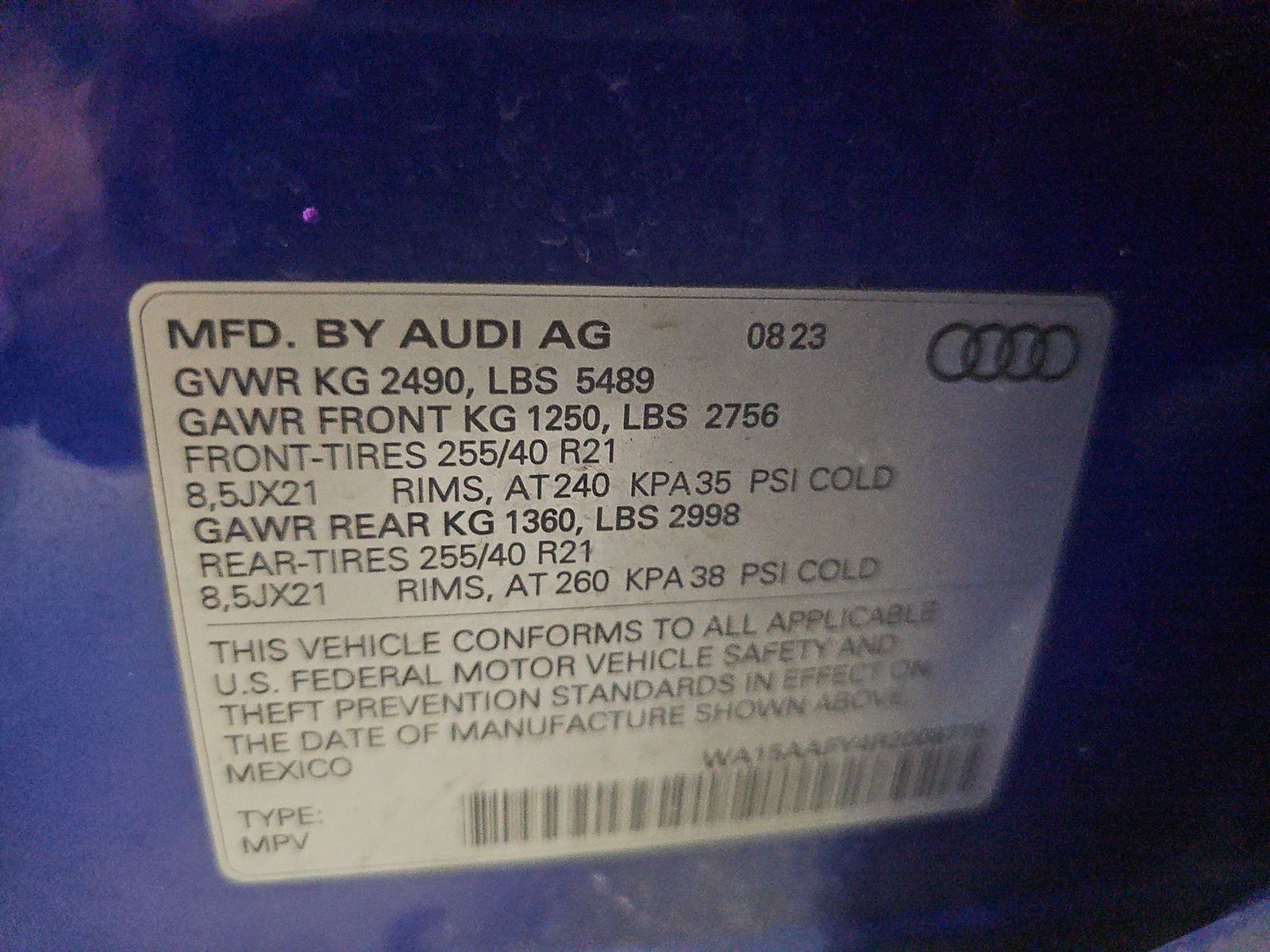 2024 Audi Q5 S line Premium Plus AWD