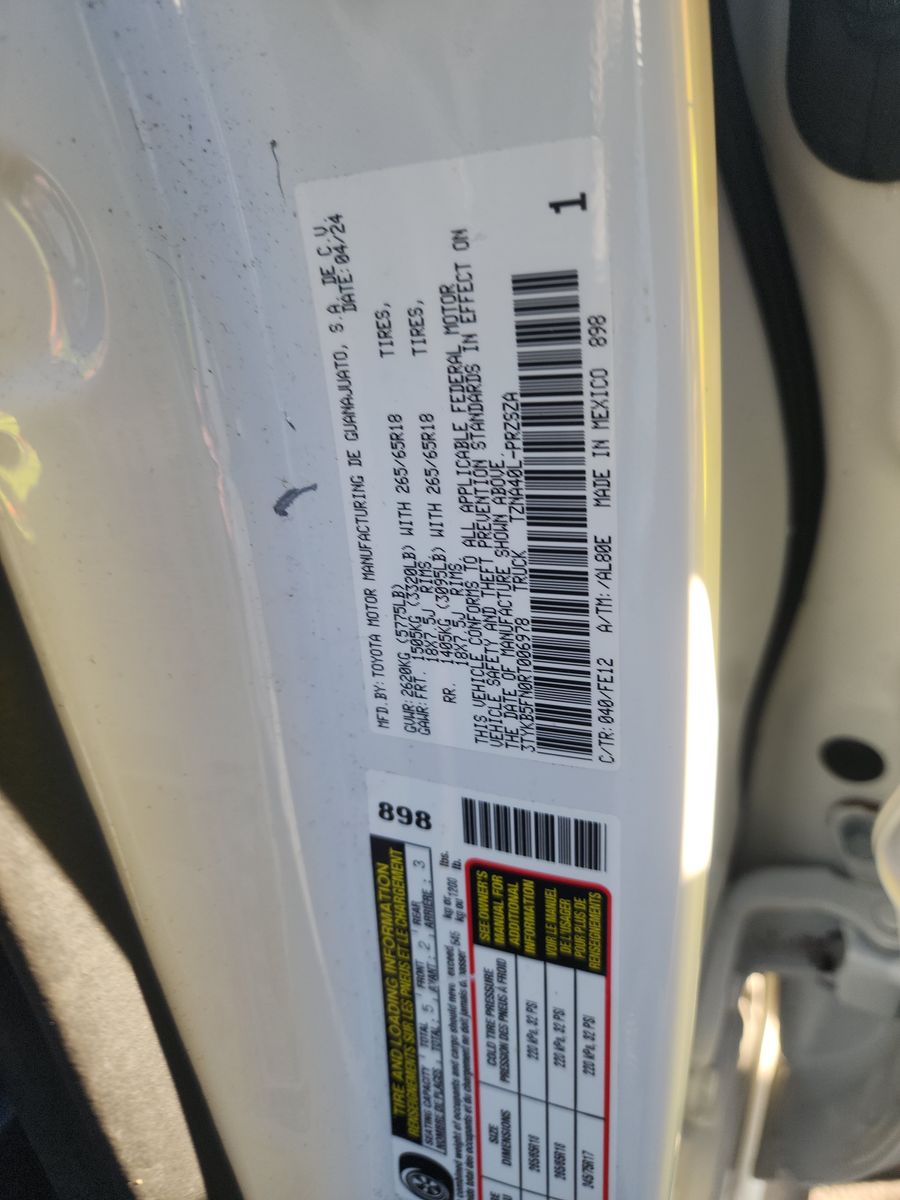 2024 Toyota Tacoma TRD Sport RWD