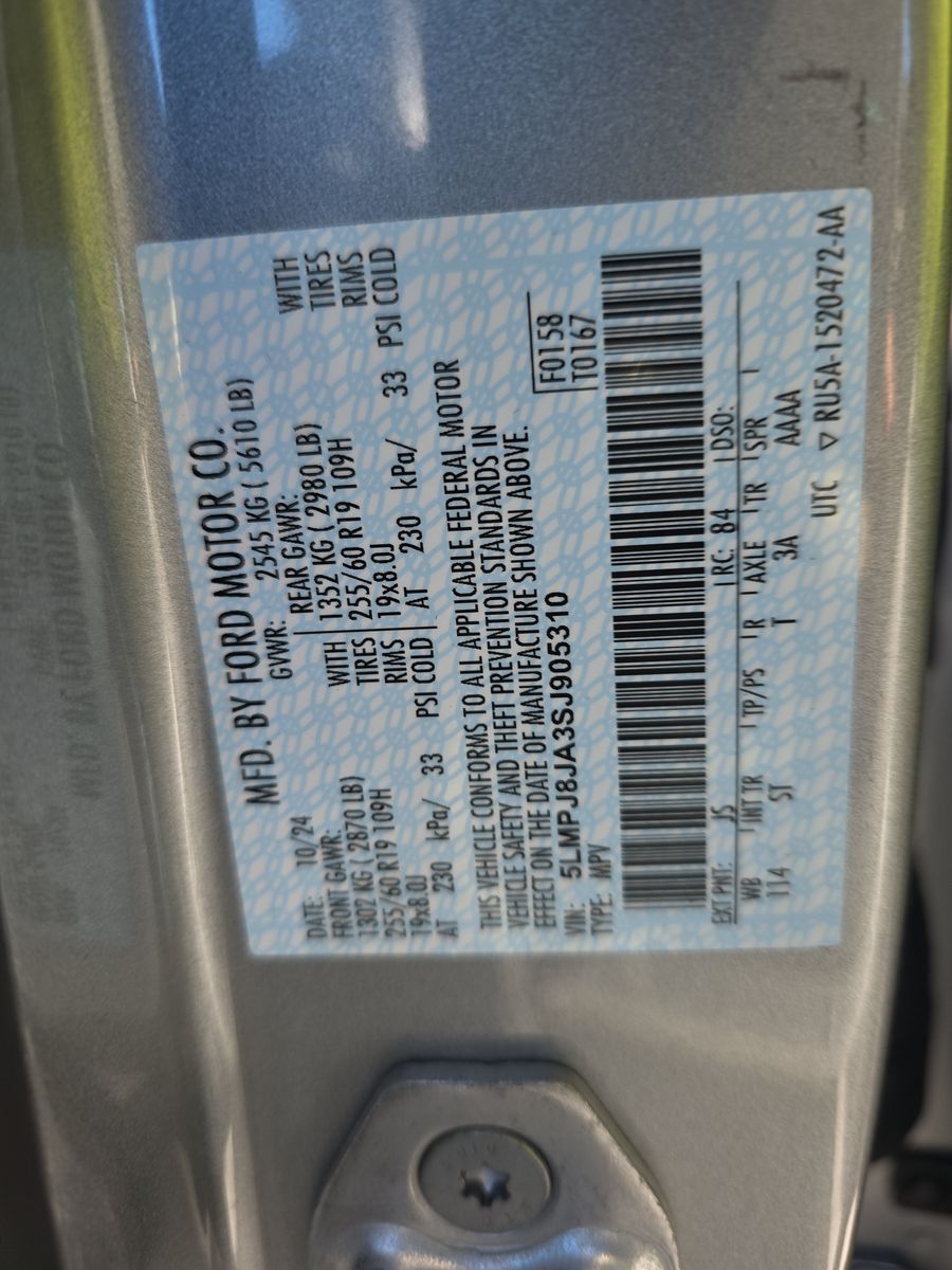 2025 Lincoln Nautilus Premiere AWD