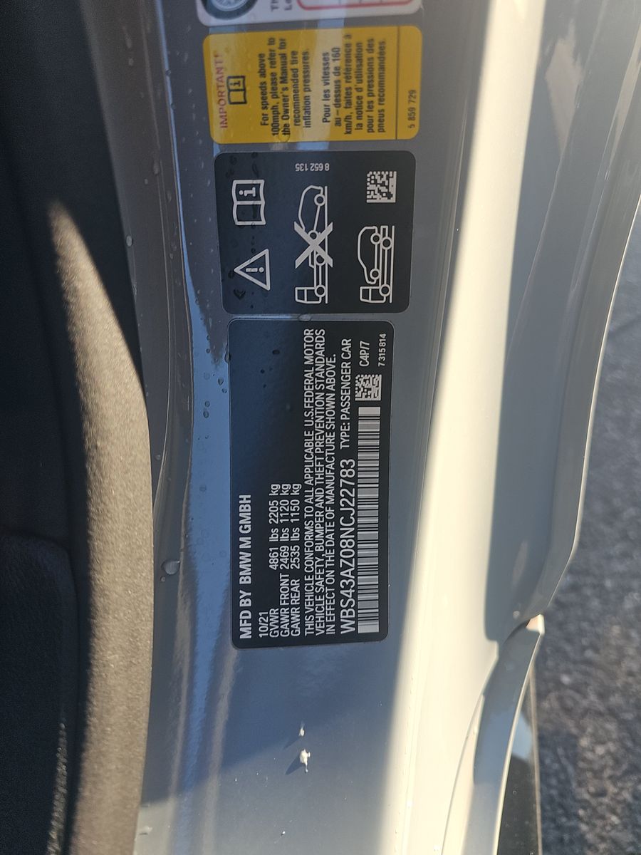 2022 BMW M4 Competition xDrive AWD