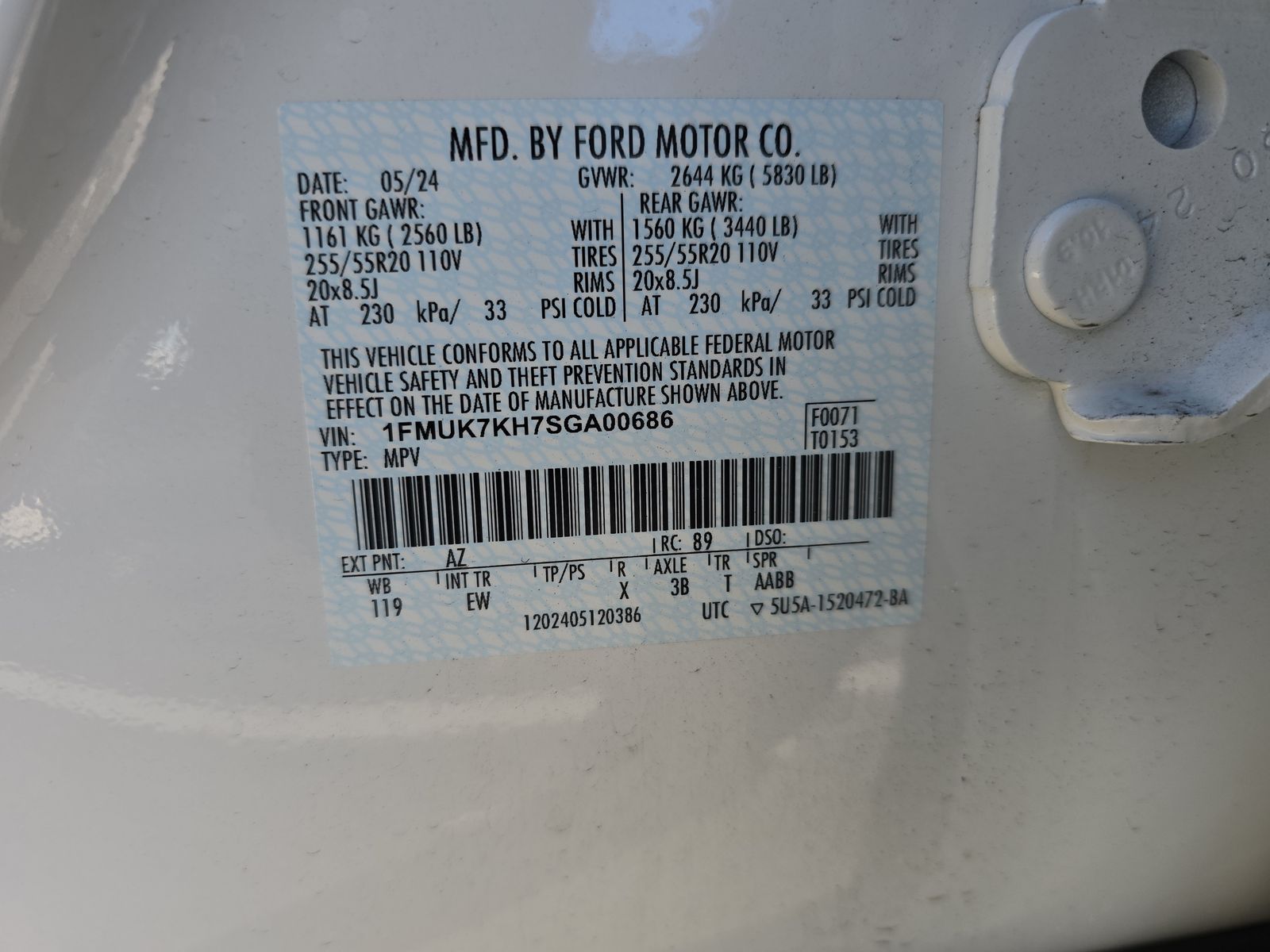 2025 Ford Explorer ST-Line RWD