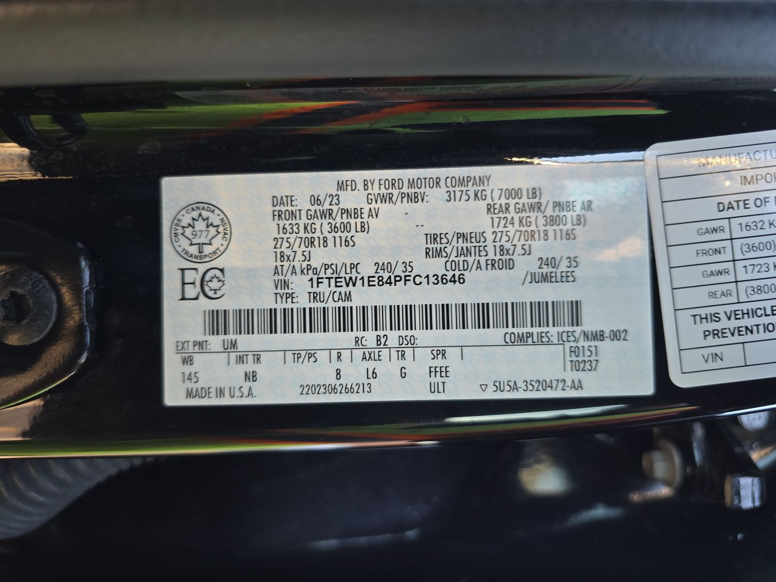 2023 Ford F-150 Tremor AWD