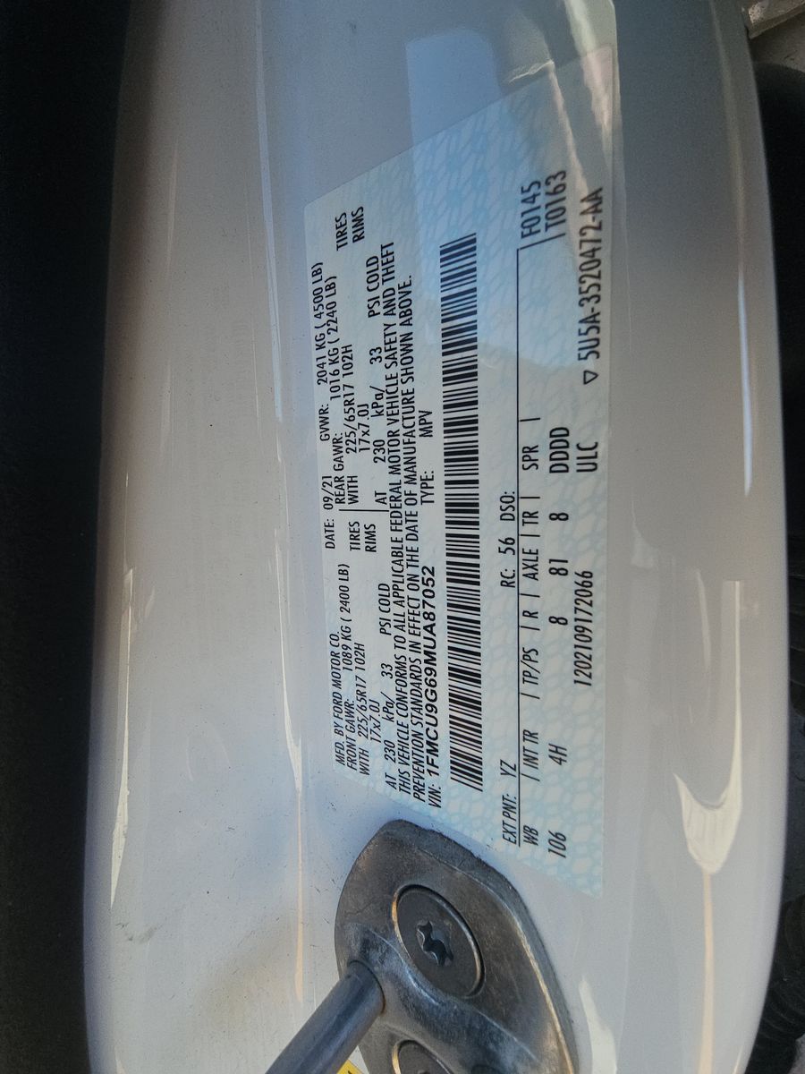 2021 Ford Escape SE AWD