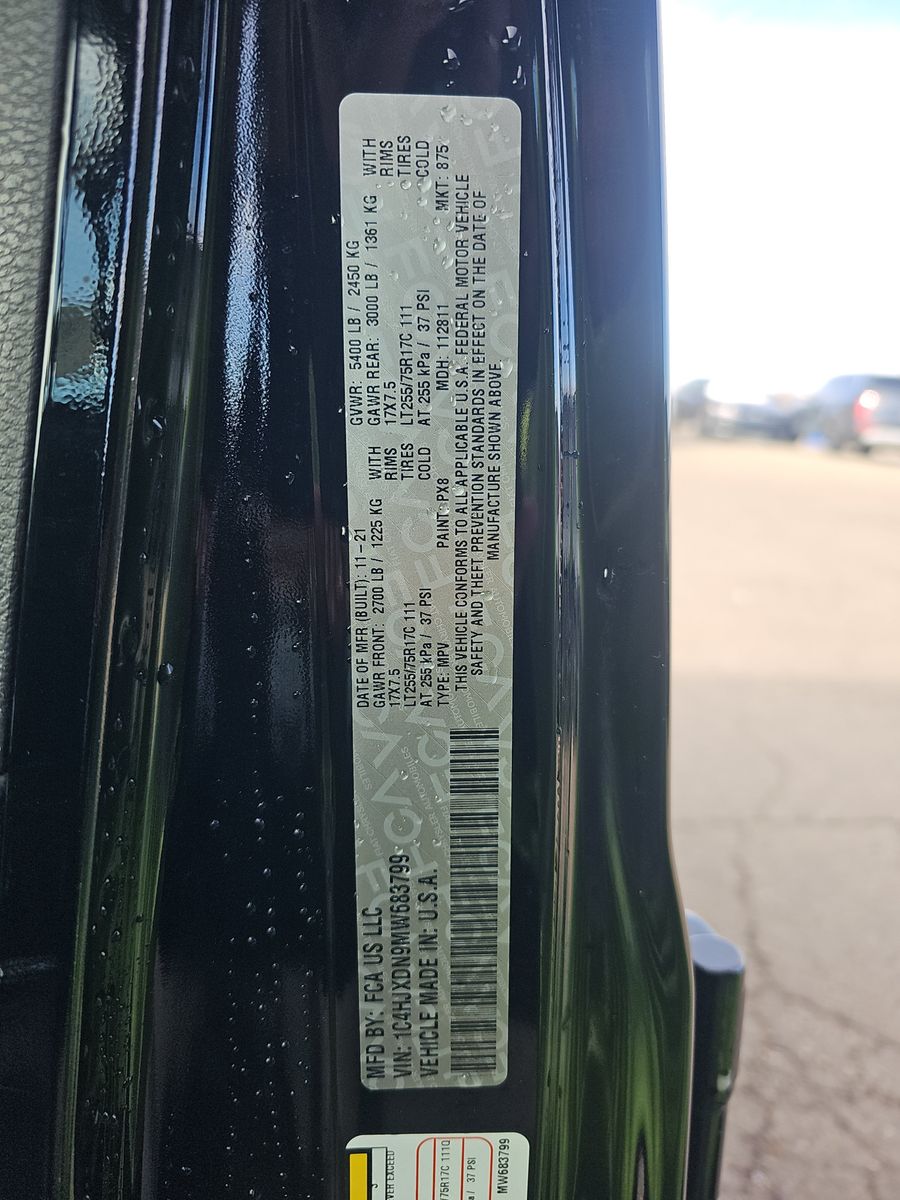 2021 Jeep Wrangler Unlimited Willys Sport Edition AWD