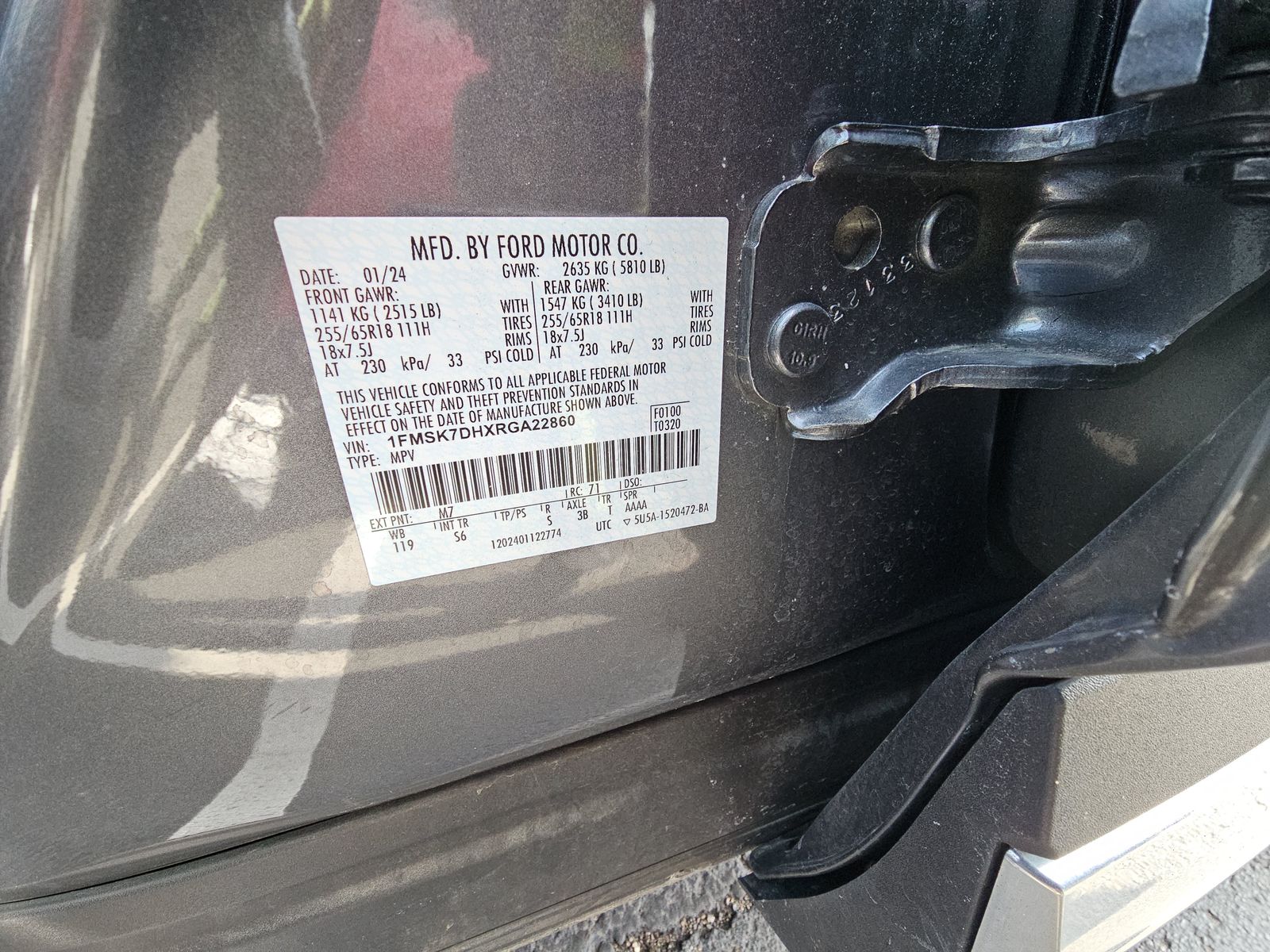 2024 Ford Explorer XLT RWD