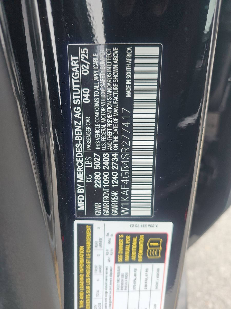 2025 Mercedes-Benz C-Class C 300 RWD