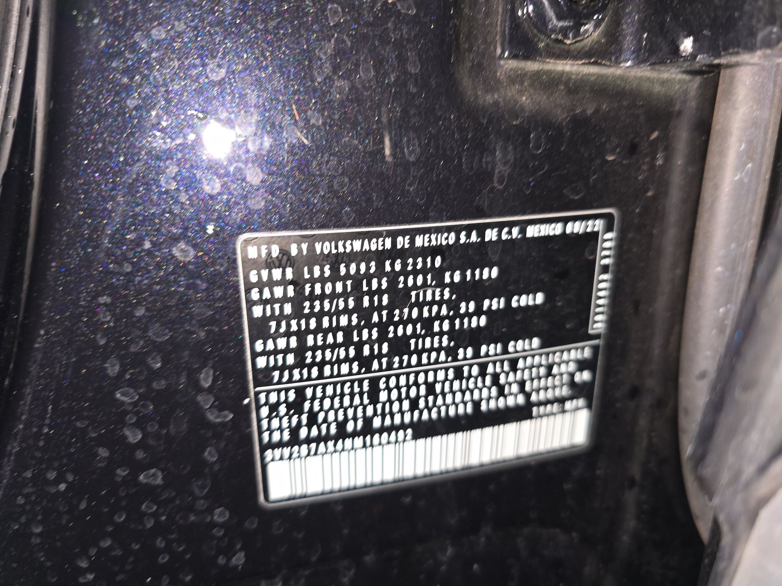 2022 Volkswagen Tiguan 2.0T SE AWD