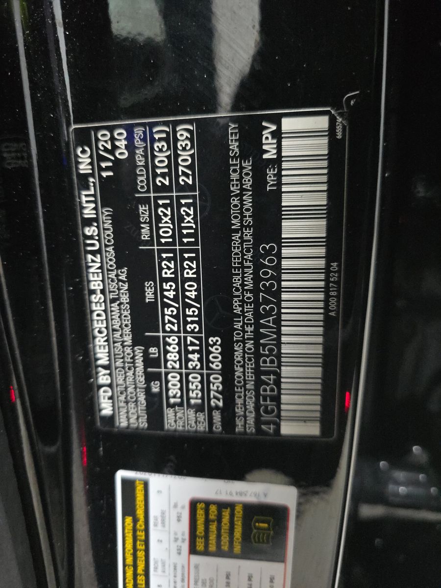 2021 Mercedes-Benz GLE GLE 350 RWD