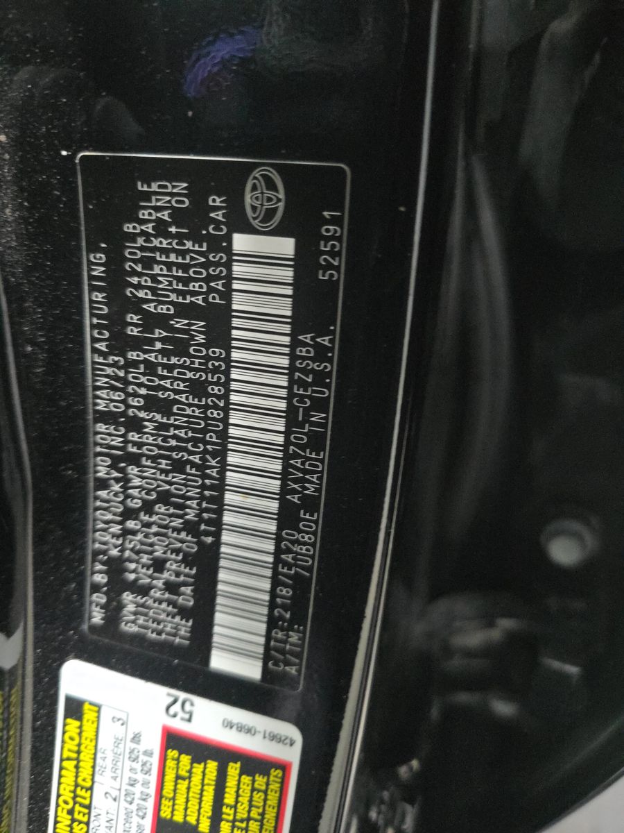 2023 Toyota Camry SE FWD