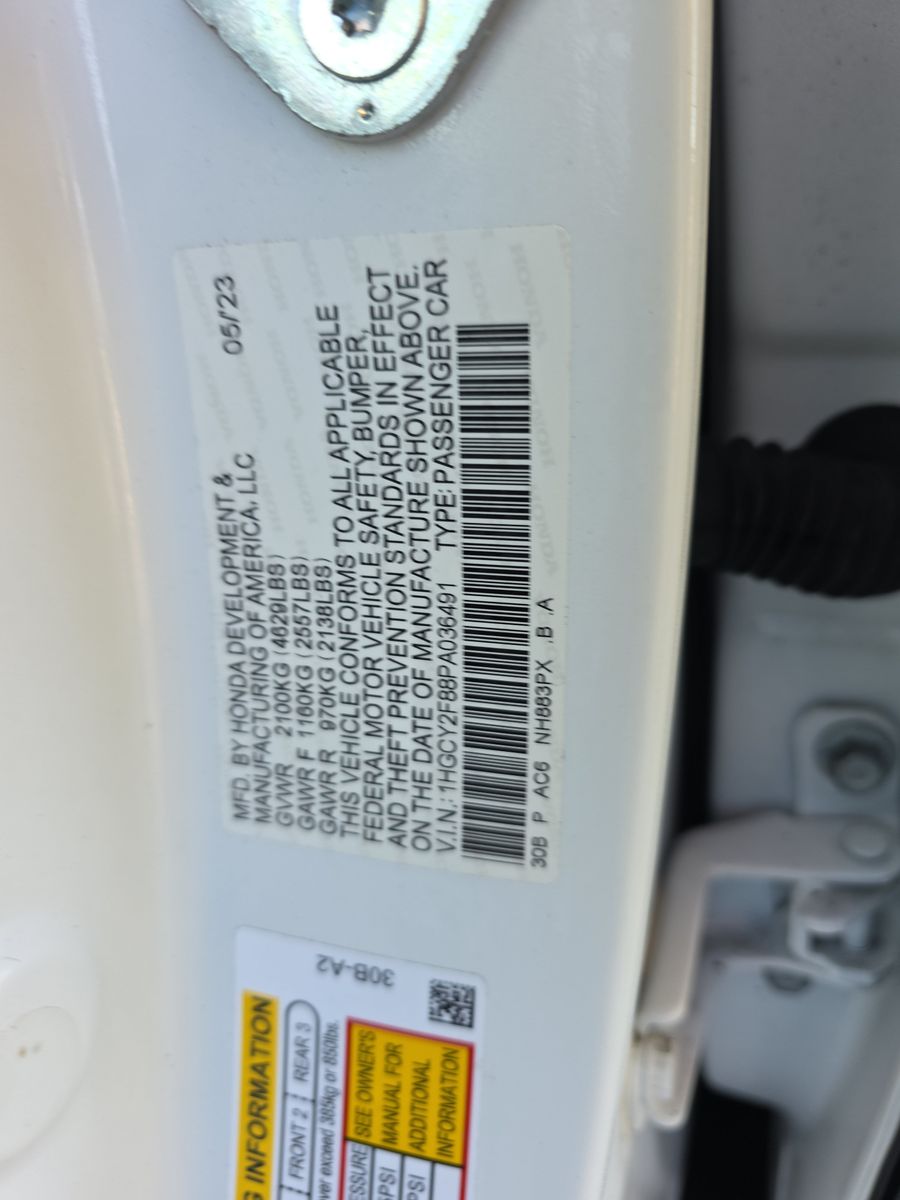 2023 Honda Accord Hybrid Touring FWD