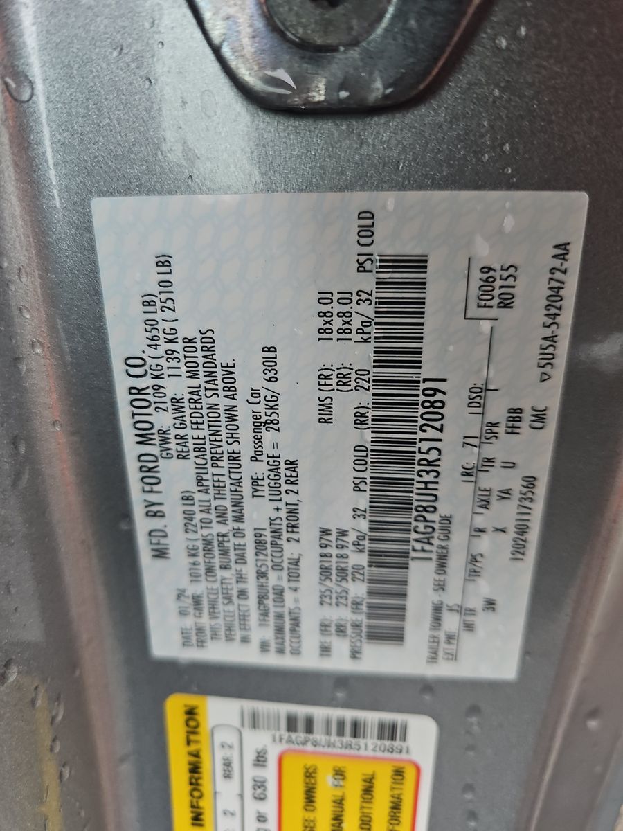 2024 Ford Mustang EcoBoost Premium RWD