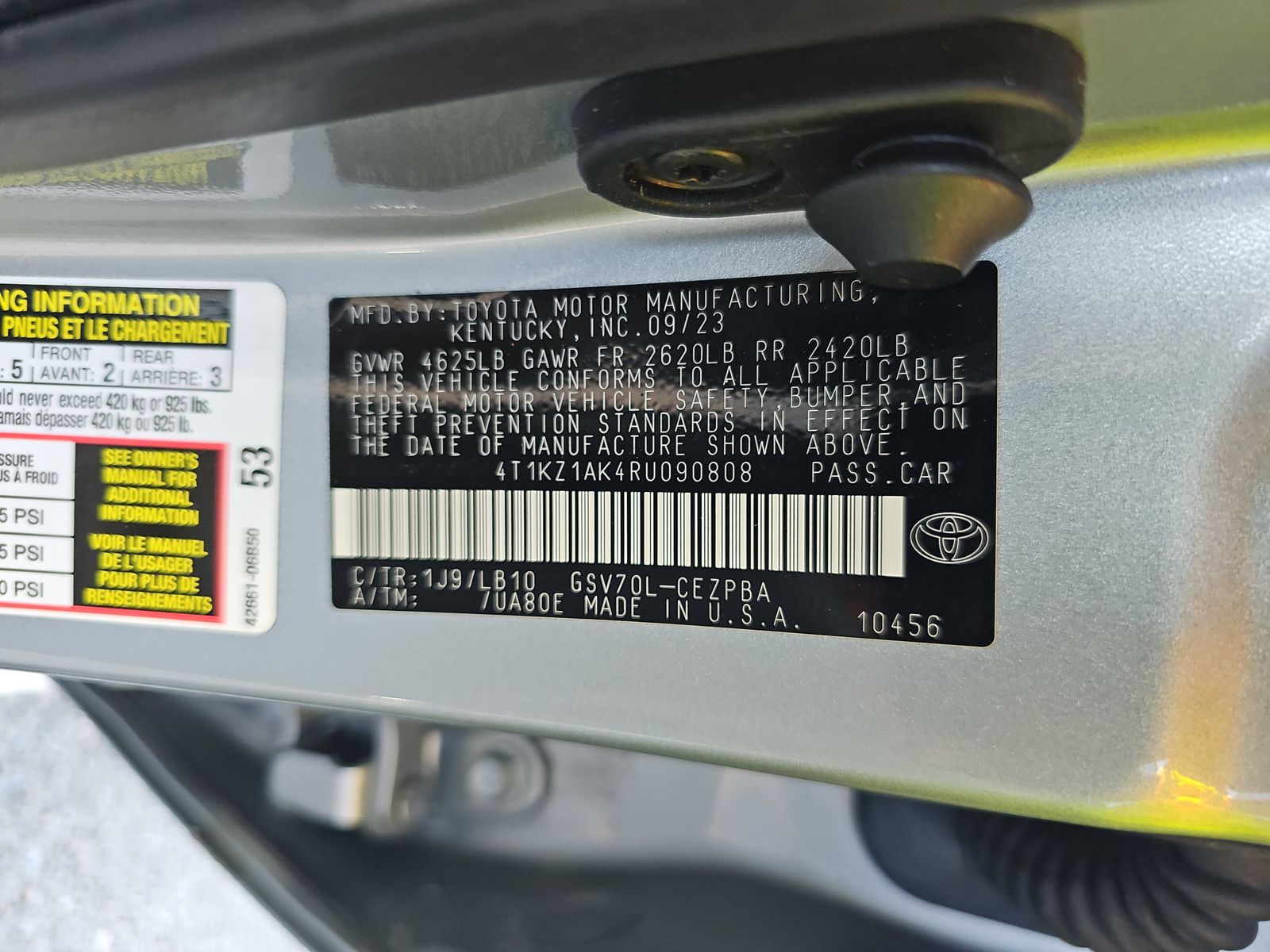 2024 Toyota Camry XSE FWD