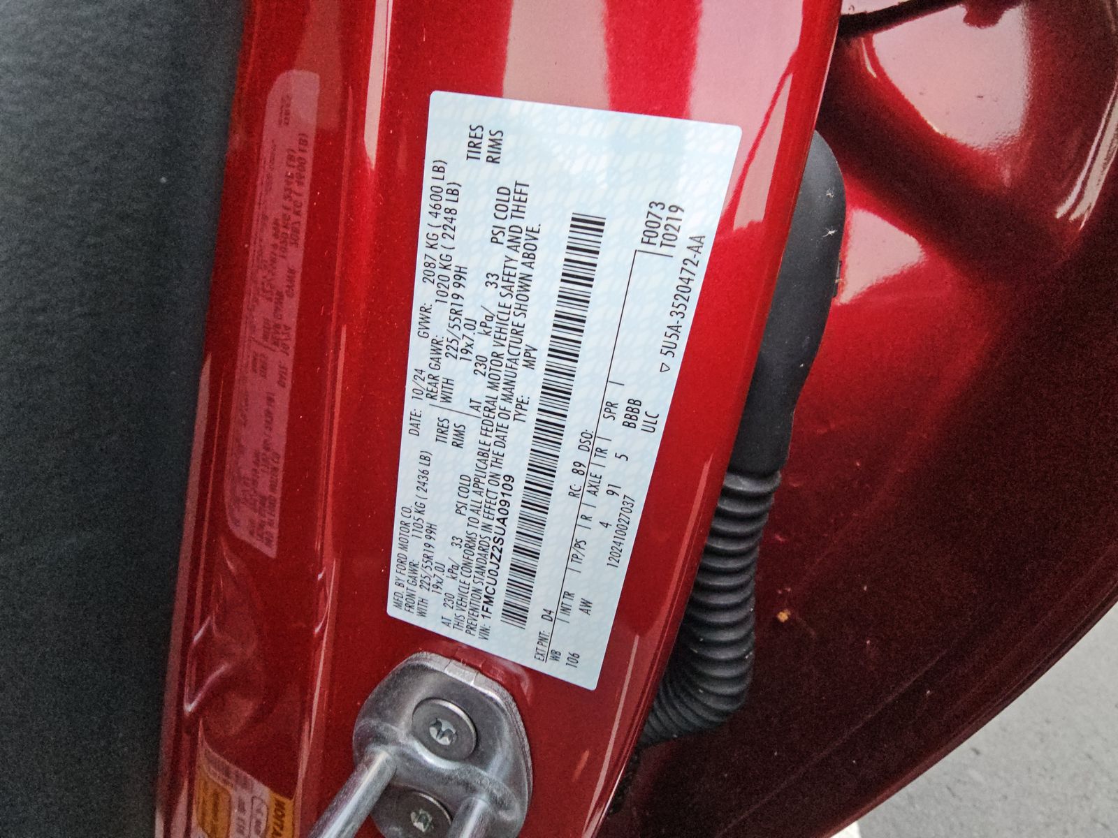 2025 Ford Escape Hybrid Platinum FWD