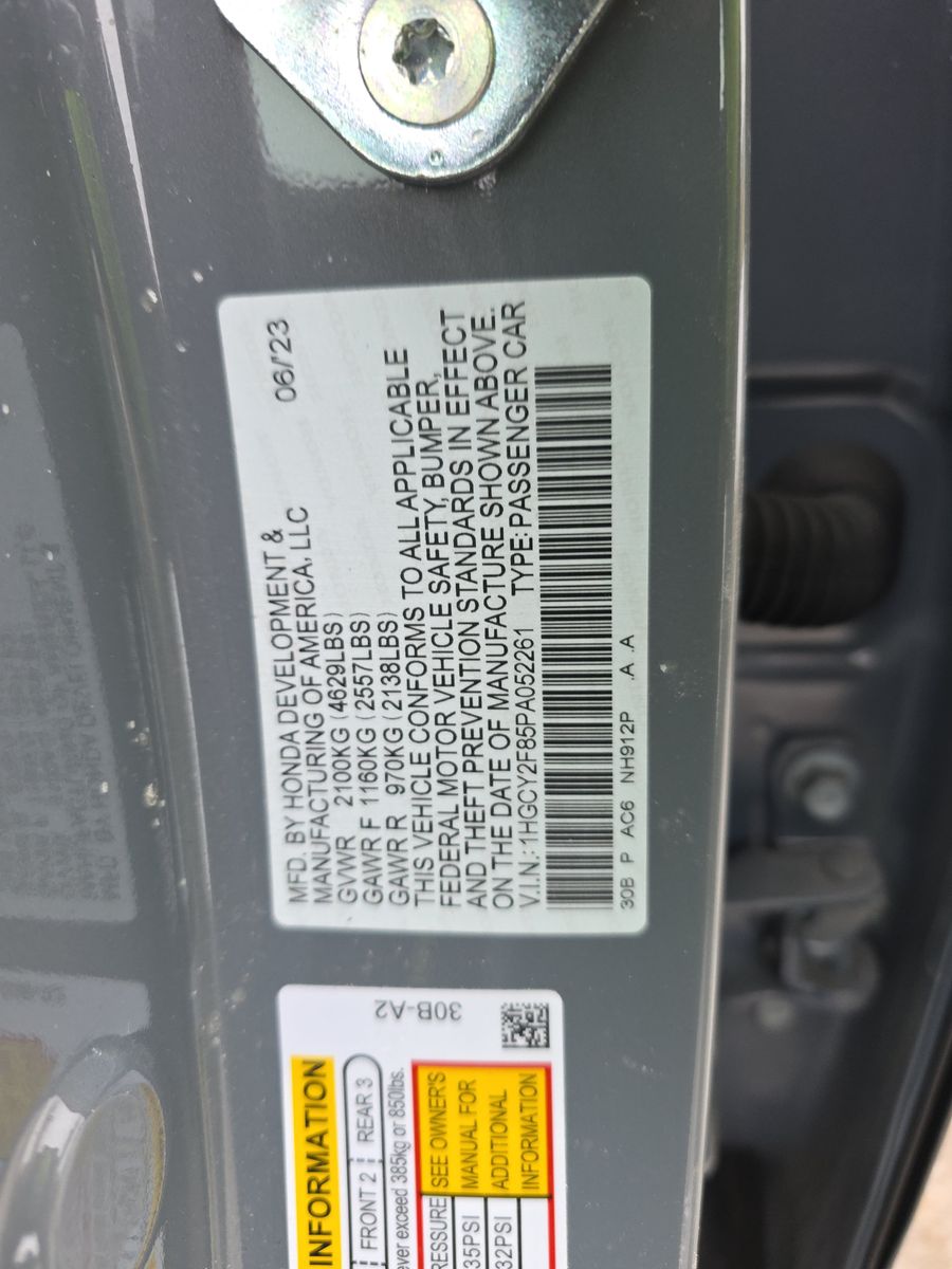 2023 Honda Accord Hybrid Touring FWD