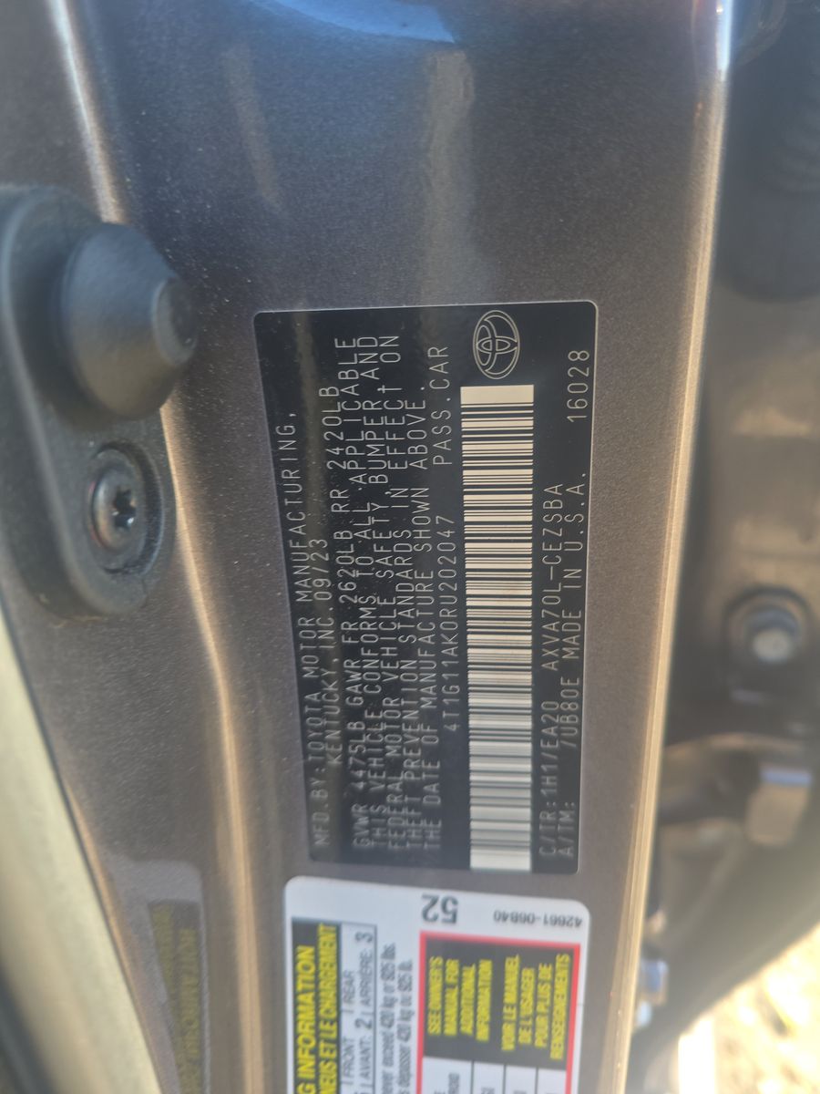 2024 Toyota Camry SE FWD