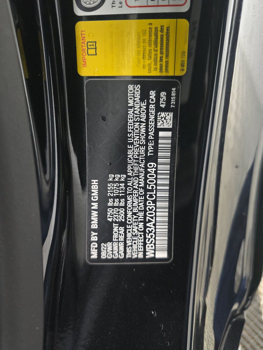 2023 BMW M4 Base RWD