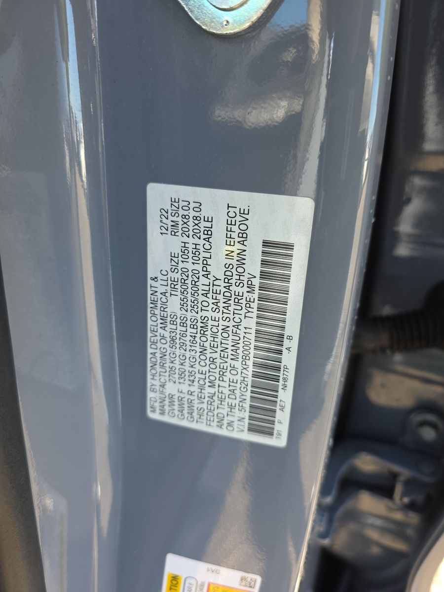 2023 Honda Pilot Touring FWD