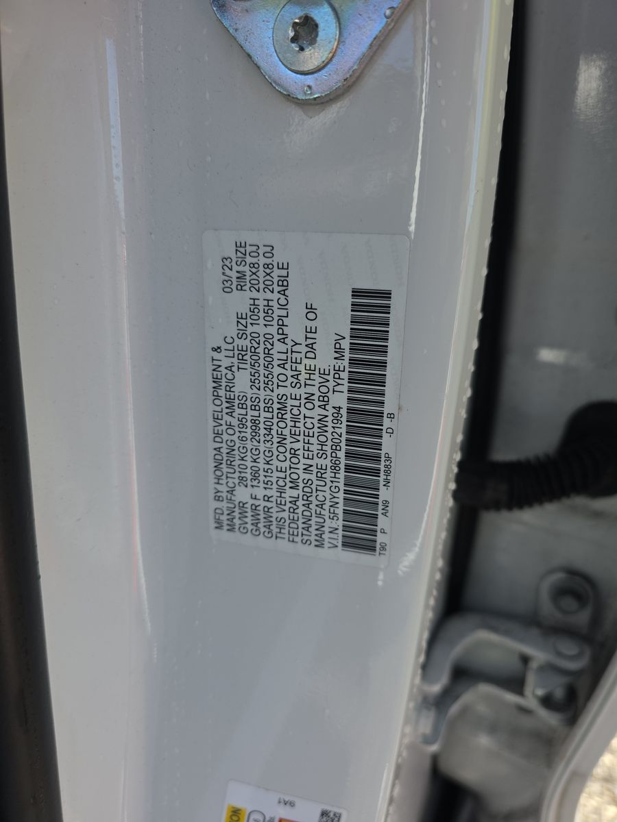 2023 Honda Pilot Elite AWD