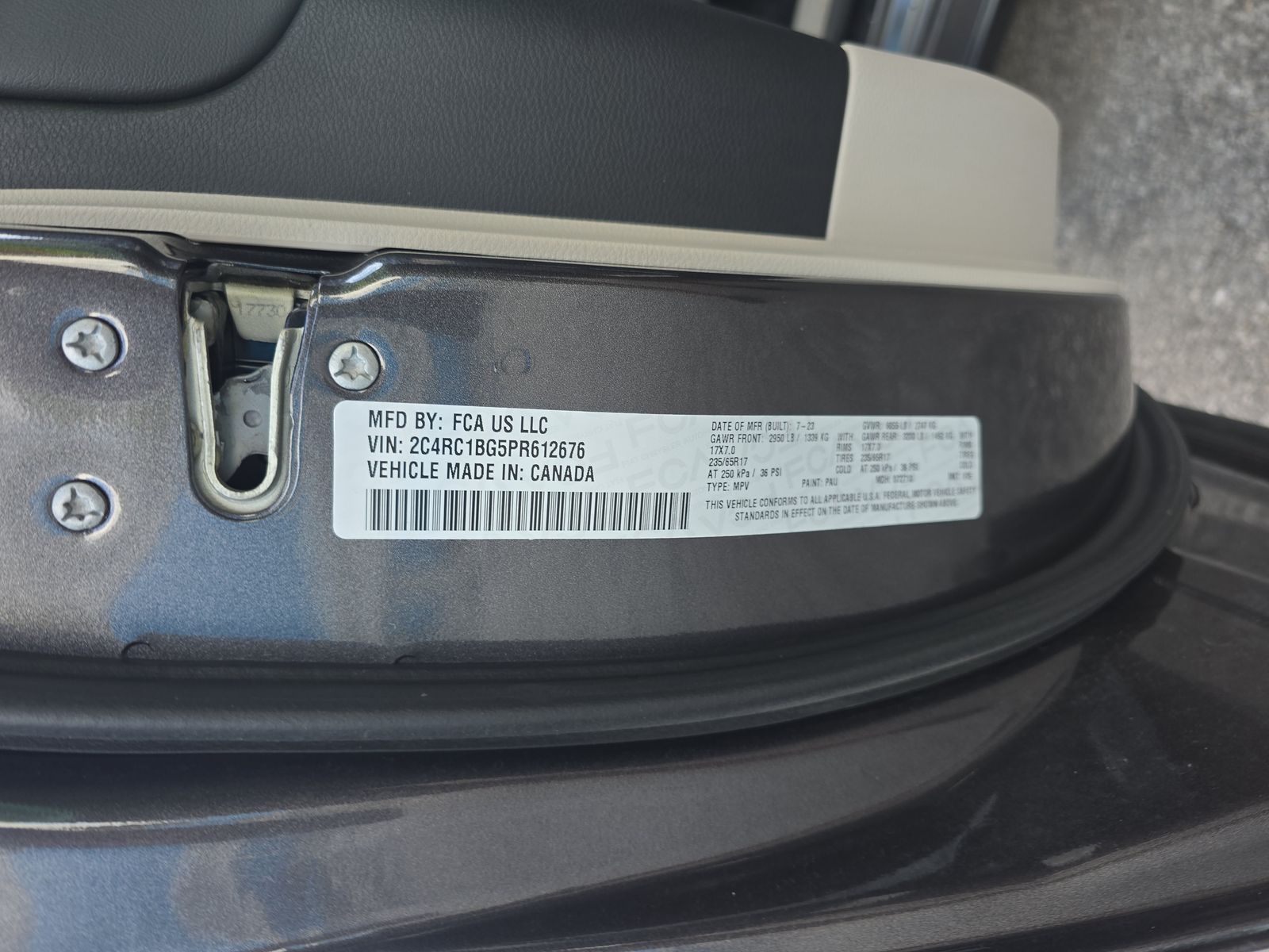 2023 Chrysler Pacifica Touring L FWD