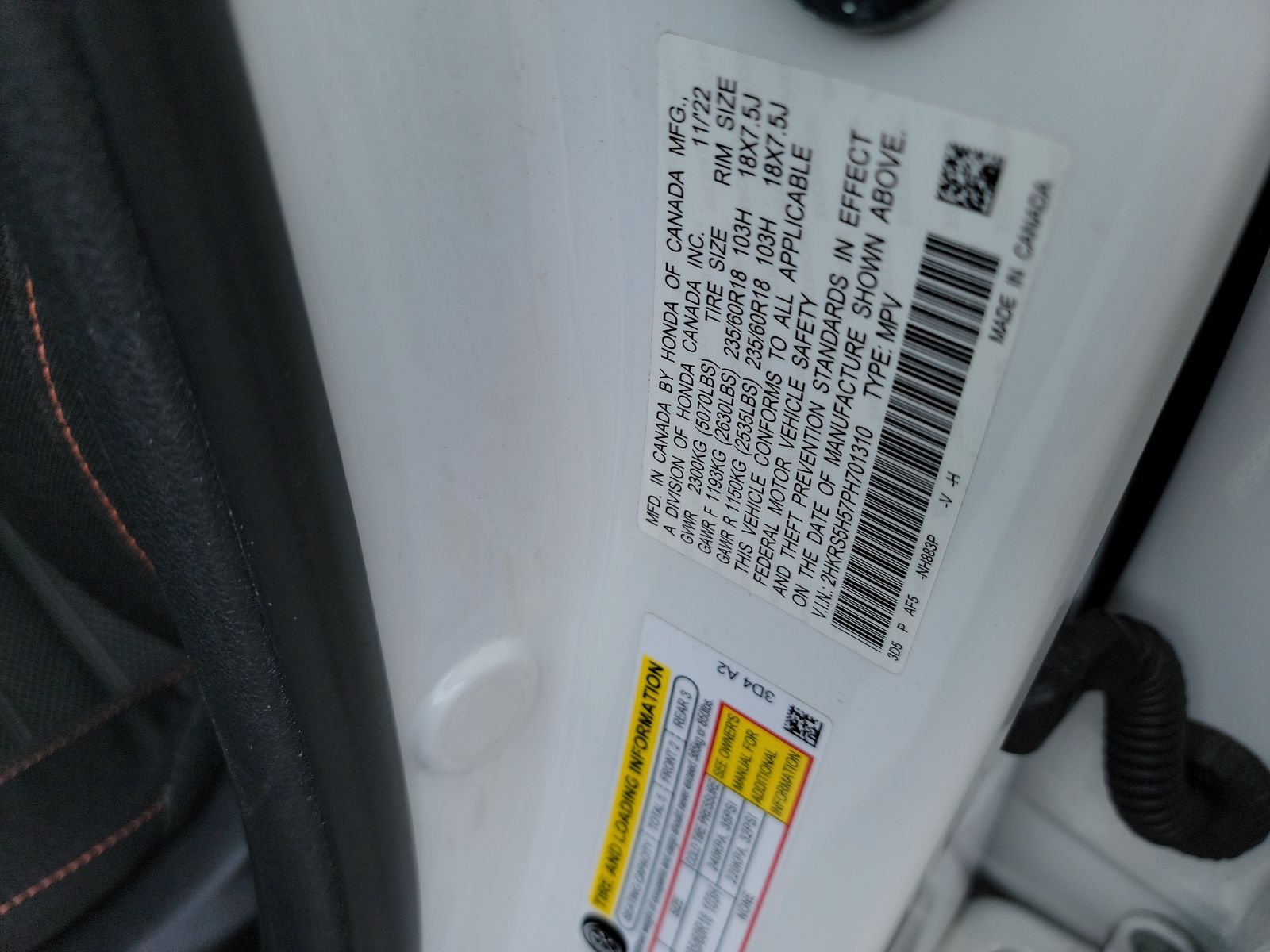 2023 Honda CR-V Hybrid Sport FWD