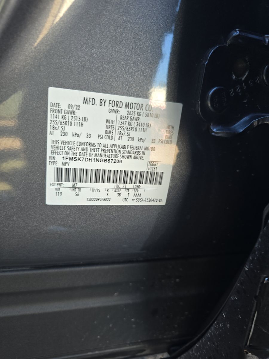 2022 Ford Explorer XLT FWD