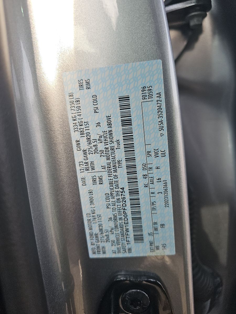 2023 Ford F-150 Hybrid XLT AWD