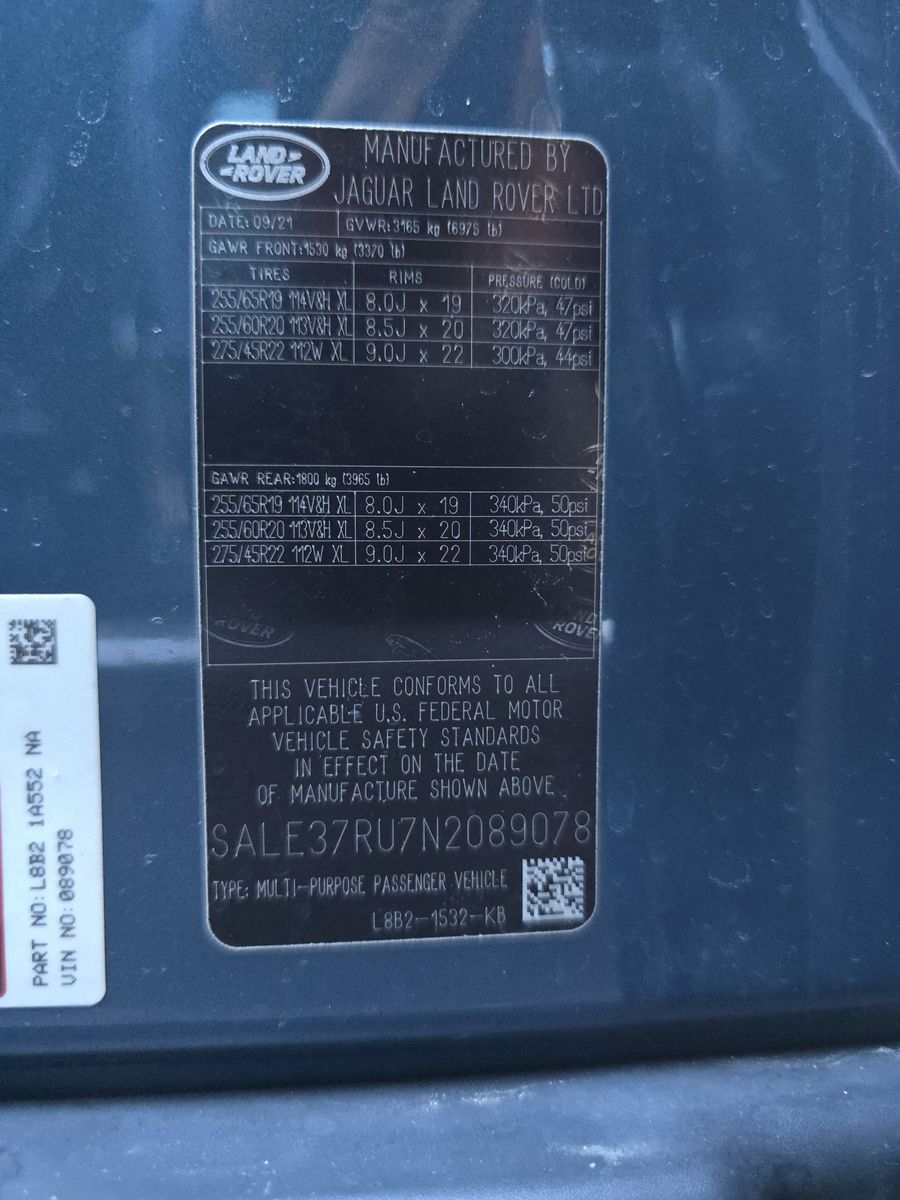 2022 Land Rover Defender 110 X-Dynamic HSE AWD