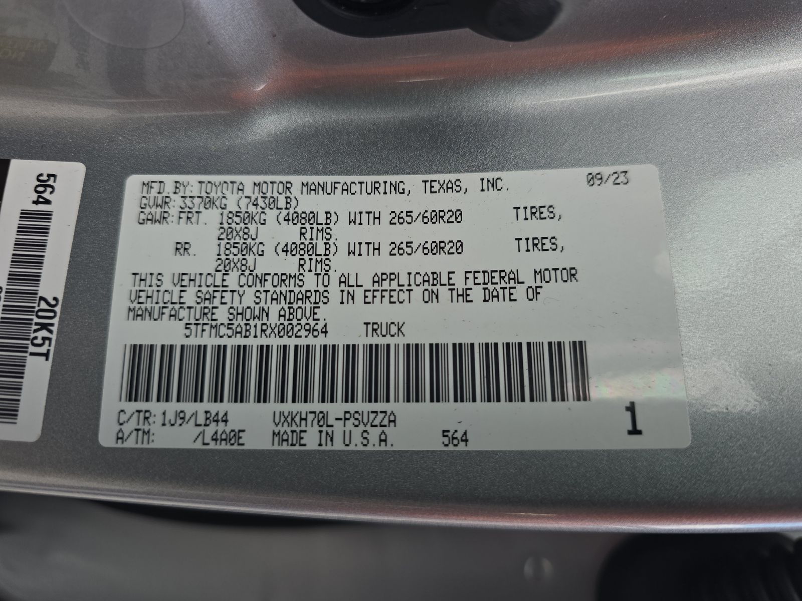 2024 Toyota Tundra Hybrid 1794 Edition RWD