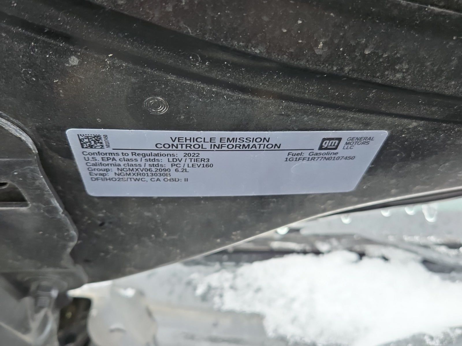 2022 Chevrolet Camaro LT1 RWD