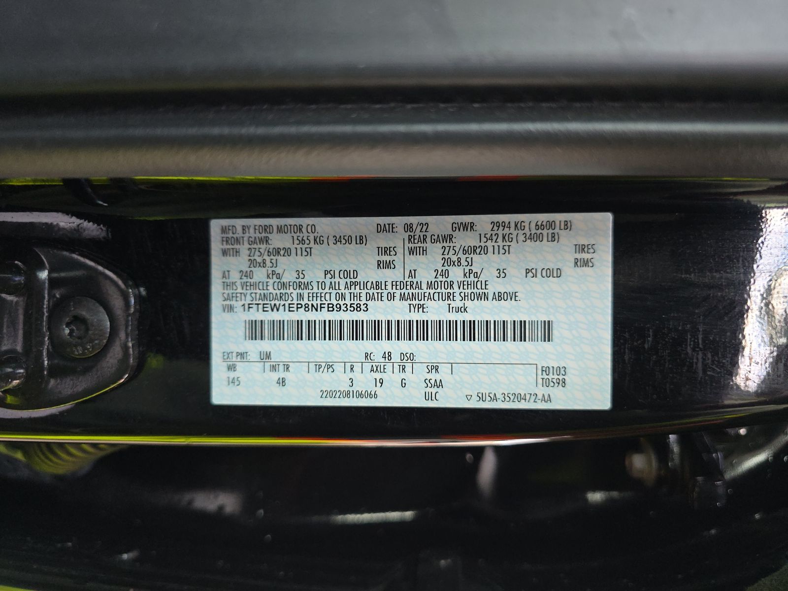 2022 Ford F-150 XLT AWD