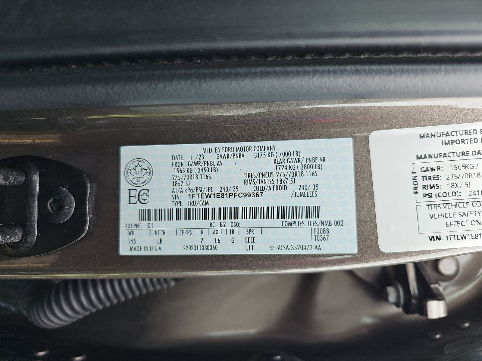 2023 Ford F-150 Tremor AWD