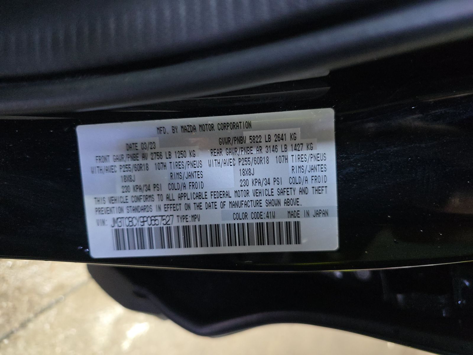 2023 MAZDA CX-9 Touring AWD