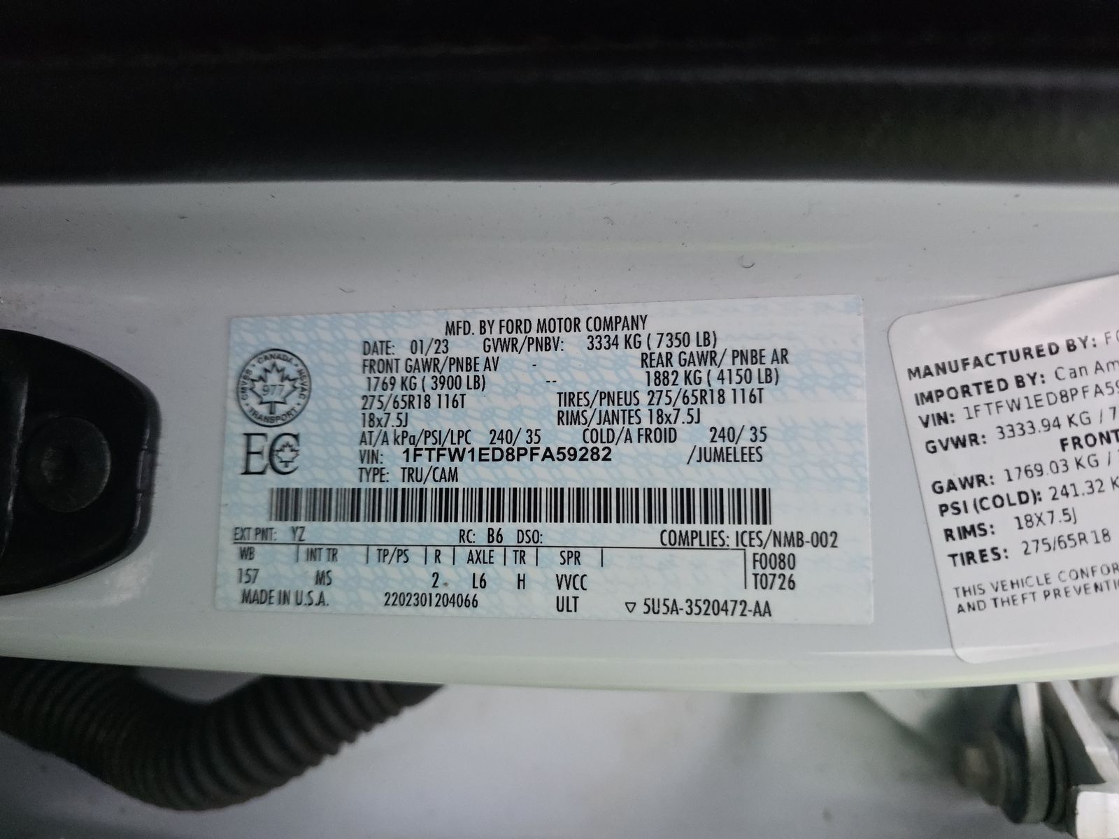 2023 Ford F-150 Hybrid XLT AWD