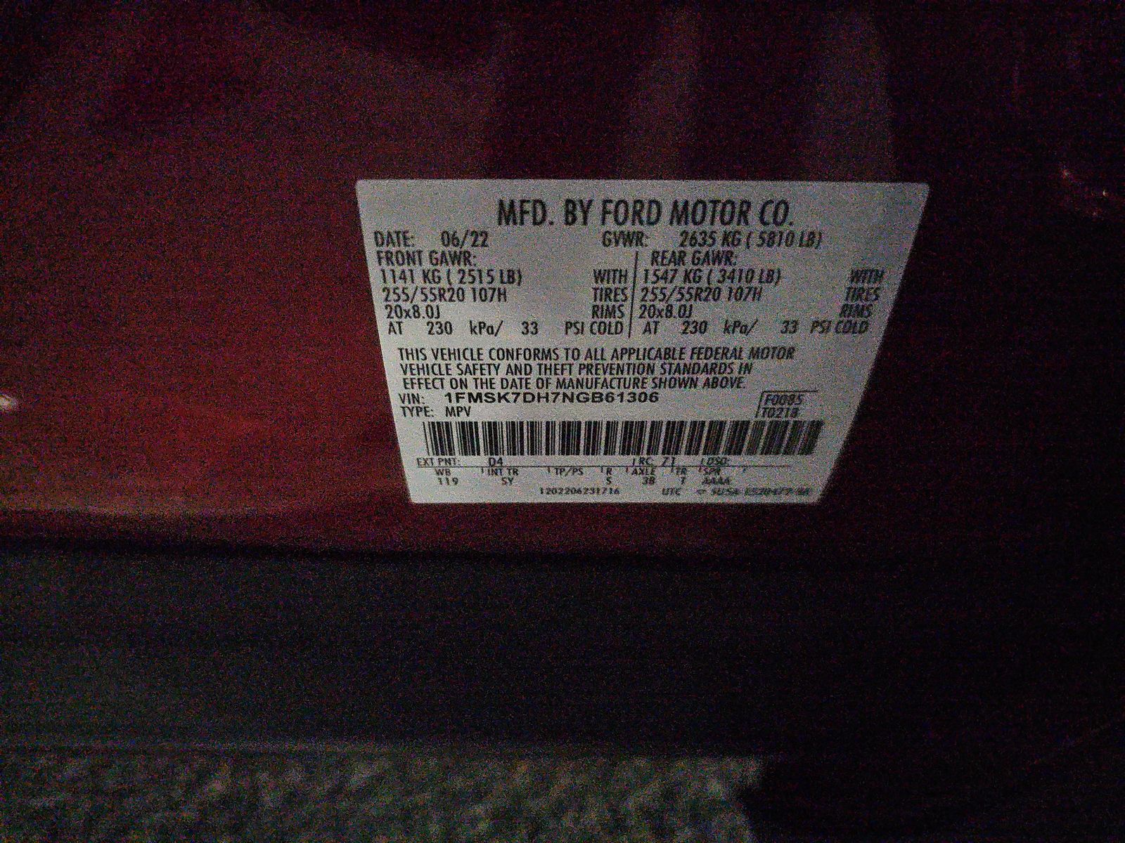 2022 Ford Explorer XLT FWD