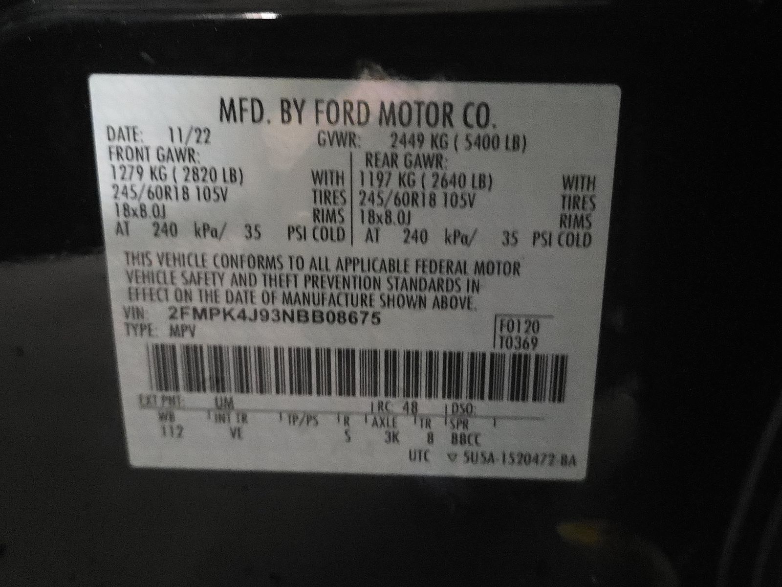 2022 Ford Edge SEL AWD