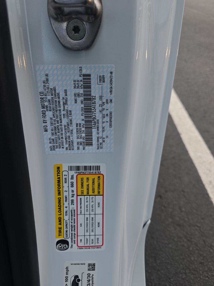 2025 Ford Mustang GT Premium RWD