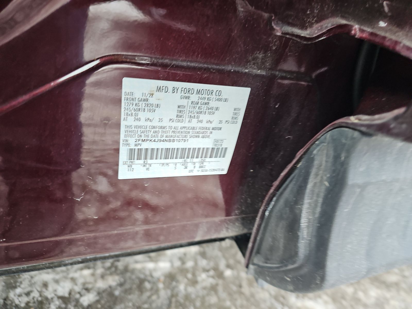 2022 Ford Edge SEL AWD