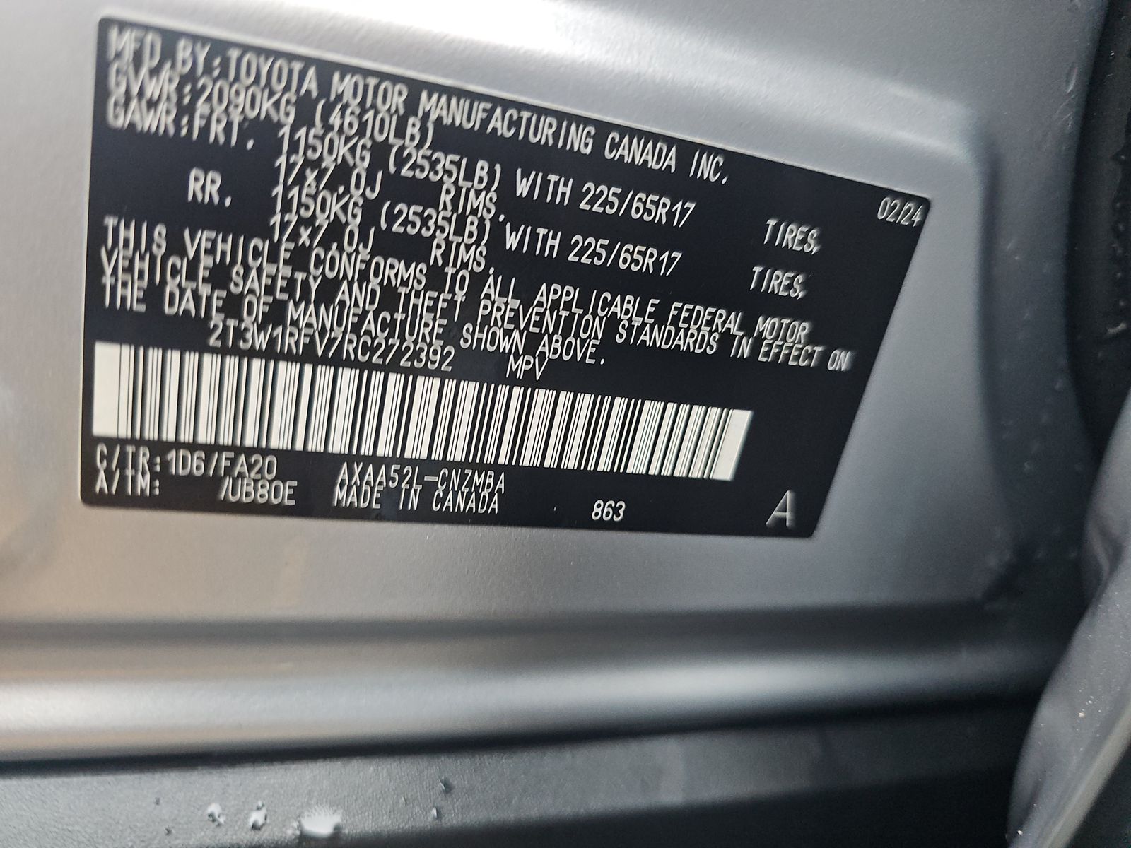 2024 Toyota RAV4 XLE FWD