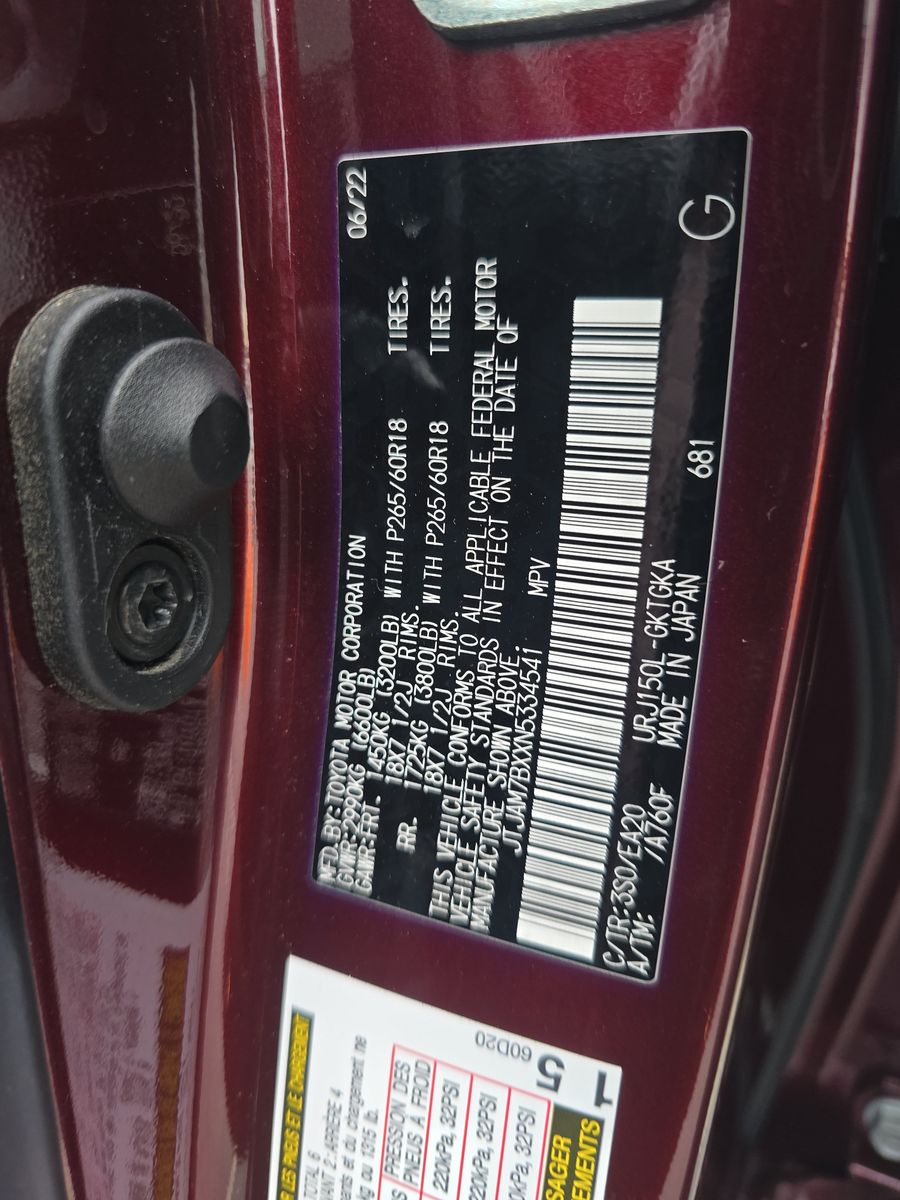 2022 Lexus GX GX 460 Premium AWD