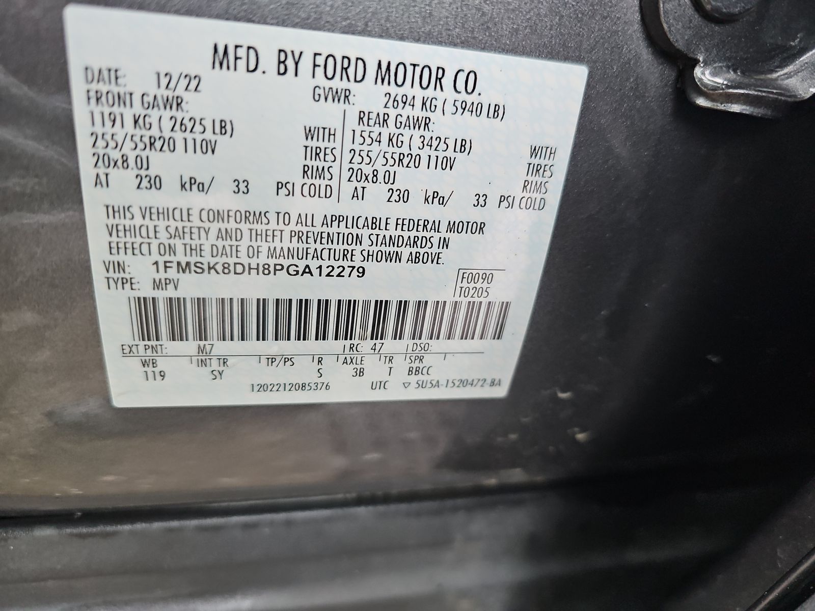 2023 Ford Explorer XLT AWD