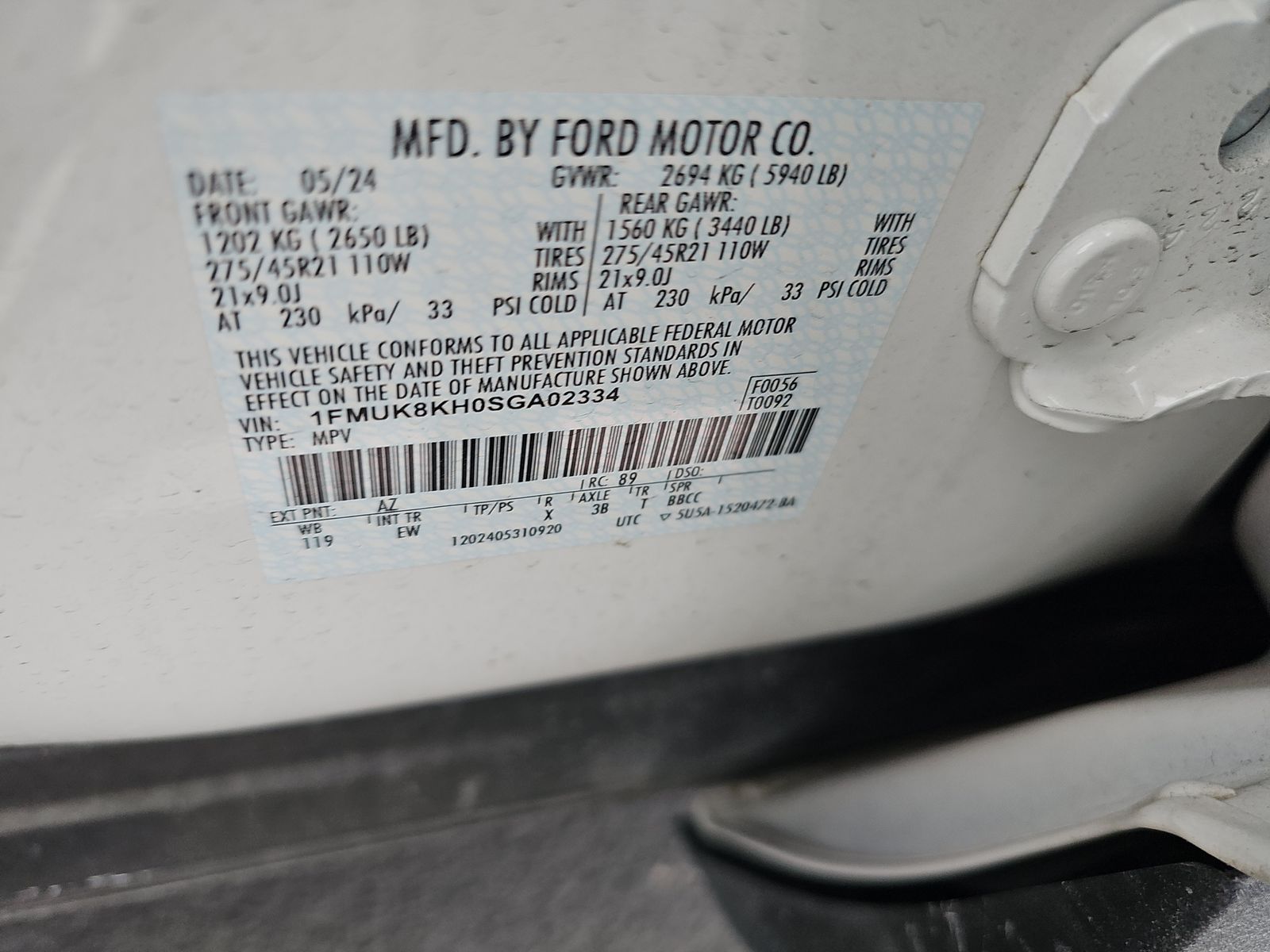 2025 Ford Explorer ST-Line AWD